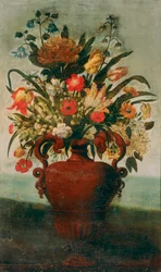 Vase med blomster